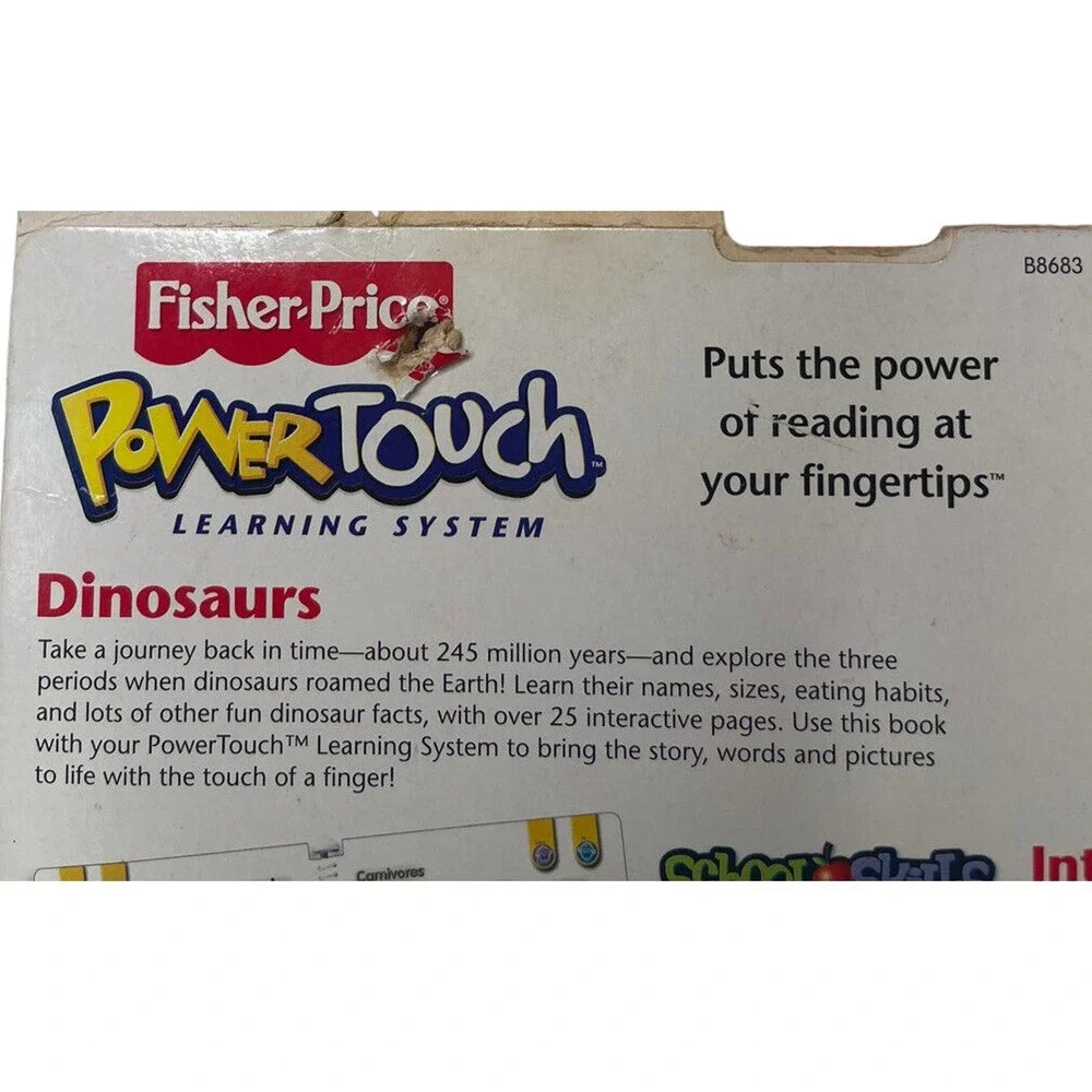 NEW Fisher-Price Power Touch Book: Science: Grade 1: Dinosaurs Learning‎ School